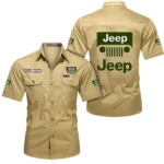 All-Terrain Utility Ride Exclusive Logo Short Sleeved Shirt, Gift For All-Terrain Utility Ride Lovers CAR444 - Khaki