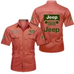 Compact Off-Road Vehicle Exclusive Logo Short Sleeved Shirt, Gift For Compact Off-Road Vehicle Enthusiasts CAR444 - Red