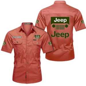 Compact Off-Road Vehicle Exclusive Logo Short Sleeved Shirt, Gift For Compact Off-Road Vehicle Enthusiasts CAR444 - Red