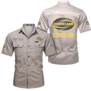 Field Hauler Exclusive Logo Short Sleeved Shirt, Gift For Field Hauler Enthusiasts CAR444 - Beige