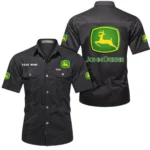 Greenfield Harvester Exclusive Logo Short Sleeved Shirt, Gift For Greenfield Harvester Lovers CAR444 - Black