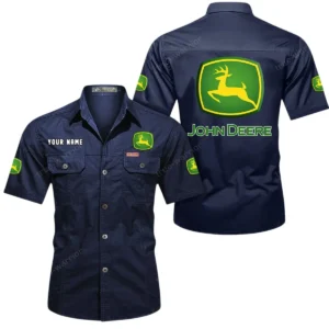 Cultivation Carrier Exclusive Logo Short Sleeved Shirt, Gift For Cultivation Carrier Lovers CAR444 - Dark Blue