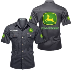 Agricultural Workhorse Exclusive Logo Short Sleeved Shirt, Gift For Agricultural Workhorse Lovers CAR444 - Gray