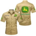 Fieldmaster Tractor Exclusive Logo Short Sleeved Shirt, Gift For Fieldmaster Tractor Lovers CAR444 - Khaki