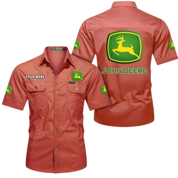 Rural Utility Vehicle Exclusive Logo Short Sleeved Shirt, Gift For Rural Utility Vehicle Enthusiasts CAR444 - Red