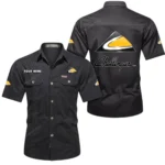 Retro Muscle Vehicle Exclusive Logo Short Sleeved Shirt, Gift For Retro Muscle Vehicle Enthusiasts CAR444 - Black
