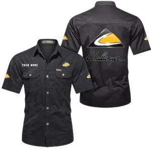 Retro Muscle Vehicle Exclusive Logo Short Sleeved Shirt, Gift For Retro Muscle Vehicle Enthusiasts CAR444 - Black