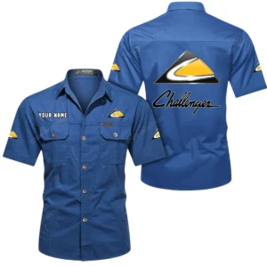 American Two-Door Coupe Exclusive Logo Short Sleeved Shirt, Gift For American Two-Door Coupe Enthusiasts CAR444 - Cowboy Blue