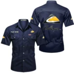 Performance Coupe Exclusive Logo Short Sleeved Shirt, Gift For Performance Coupe Enthusiasts CAR444 - Dark Blue