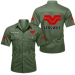 Versatile Exclusive Logo Short Sleeved Shirt, Gift For Versatile Enthusiasts CAR444 - Army Green