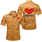 Versatile Exclusive Logo Short Sleeved Shirt, Gift For Versatile Enthusiasts CAR444 - Turmeric