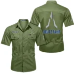 Farming Vehicle Exclusive Logo Short Sleeved Shirt, Gift For Farming Vehicle Enthusiasts CAR444 - Fruit Green