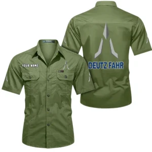 Farming Vehicle Exclusive Logo Short Sleeved Shirt, Gift For Farming Vehicle Enthusiasts CAR444 - Fruit Green