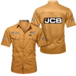 Heavy Construction Equipment Exclusive Logo Short Sleeved Shirt, Gift For Heavy Construction Equipment Enthusiasts CAR444 - Turmeric