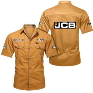 Heavy Construction Equipment Exclusive Logo Short Sleeved Shirt, Gift For Heavy Construction Equipment Enthusiasts CAR444 - Turmeric