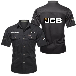 Excavation Machine Exclusive Logo Short Sleeved Shirt, Gift For Excavation Machine Lovers CAR444 - Black