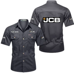 Industrial Loader Exclusive Logo Short Sleeved Shirt, Gift For Industrial Loader Enthusiasts CAR444 - Gray