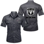 Tough Truck Exclusive Logo Short Sleeved Shirt, Gift For Tough Truck Lovers CAR444 - Gray