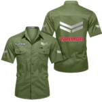 Agricultural Tractor Exclusive Logo Short Sleeved Shirt, Gift For Agricultural Tractor Enthusiasts CAR444 - Fruit Green