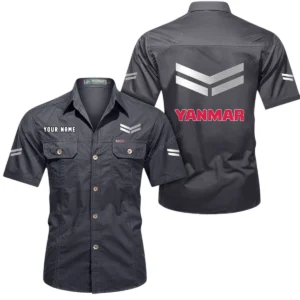 Garden Tractor Exclusive Logo Short Sleeved Shirt, Gift For Garden Tractor Enthusiasts CAR444 - Gray