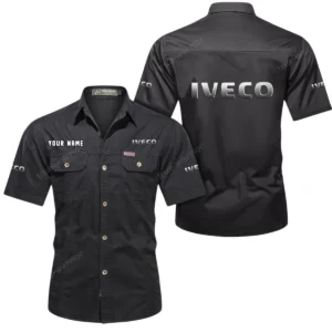 Heavyhaul Vehicles Exclusive Logo Short Sleeved Shirt, Gift For Heavyhaul Vehicles Lovers CAR444 - Black