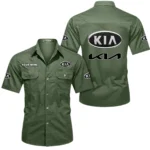 Reliable Automobile Exclusive Logo Short Sleeved Shirt, Gift For Reliable Automobile Enthusiasts CAR444 - Army Green