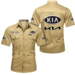 Practical Crossover  Exclusive Logo Short Sleeved Shirt, Gift For Practical Crossover  Enthusiasts CAR444 - Khaki