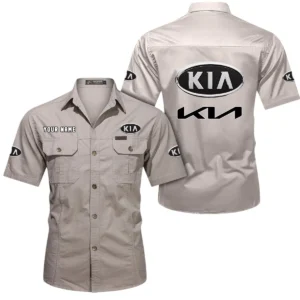 Affordable Auto  Exclusive Logo Short Sleeved Shirt, Gift For Affordable Auto  Enthusiasts CAR444 - Beige