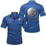 Agriforce Machines Exclusive Logo Short Sleeved Shirt, Gift For Agriforce Machines Enthusiasts CAR444 - Cowboy Blue