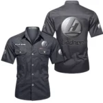 Harvestforce Tractors Exclusive Logo Short Sleeved Shirt, Gift For Harvestforce Tractors Enthusiasts CAR444 - Gray