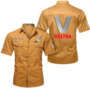 High-Performance Farm Tractor Exclusive Logo Short Sleeved Shirt, Gift For High-Performance Farm Tractor Lovers CAR444 - Turmeric