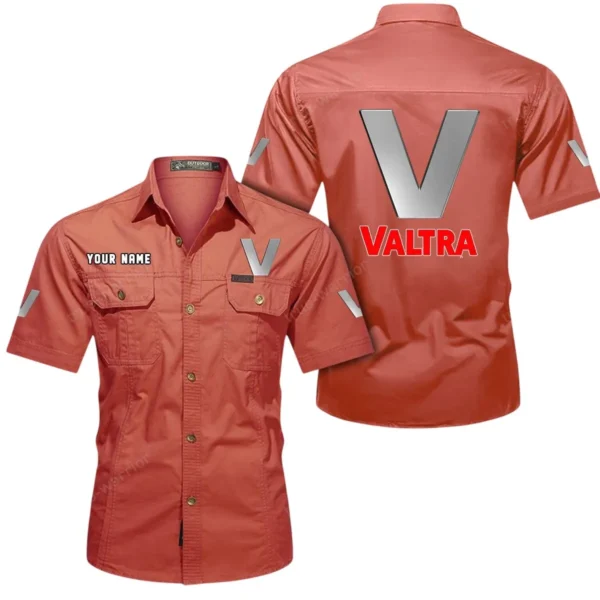 Advanced Tractor Exclusive Logo Short Sleeved Shirt, Gift For Advanced Tractor Lovers CAR444 - Red
