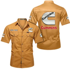 PowerPulse Motors Exclusive Logo Short Sleeved Shirt, Gift For PowerPulse Motors Enthusiasts CAR444 - Turmeric