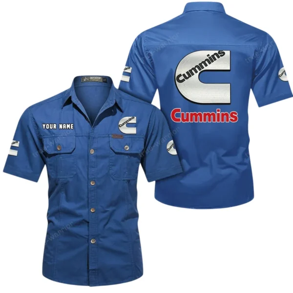 ProForce Diesel Exclusive Logo Short Sleeved Shirt, Gift For ProForce Diesel Enthusiasts CAR444 - Cowboy Blue
