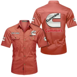 MightyFuel Engines Exclusive Logo Short Sleeved Shirt, Gift For MightyFuel Engines Enthusiasts CAR444 - Red
