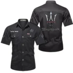 Grand Tourer  Exclusive Logo Short Sleeved Shirt, Gift For Grand Tourer  Enthusiasts CAR444 - Black