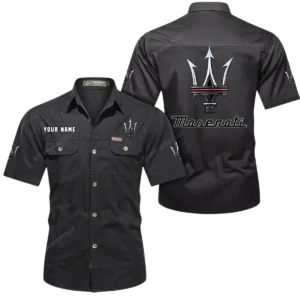 Grand Tourer  Exclusive Logo Short Sleeved Shirt, Gift For Grand Tourer  Enthusiasts CAR444 - Black