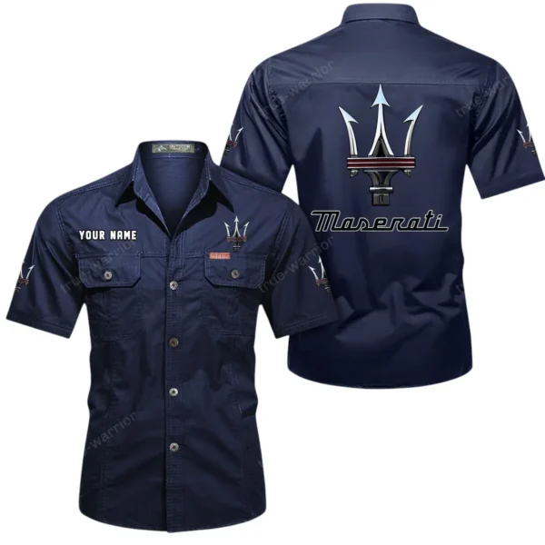 Exotic Coupe  Exclusive Logo Short Sleeved Shirt, Gift For Exotic Coupe  Lovers CAR444 - Dark Blue