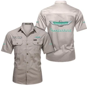 Heritage Cruiser Exclusive Logo Short Sleeved Shirt, Gift For Heritage Cruiser Enthusiasts CAR444 - Beige