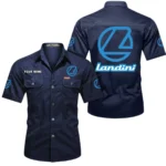 Crop Cultivation Tractor Exclusive Logo Short Sleeved Shirt, Gift For Crop Cultivation Tractor Lovers CAR444 - Dark Blue