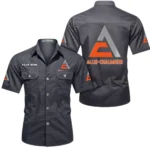 Heavy Farm Tractor Exclusive Logo Short Sleeved Shirt, Gift For Heavy Farm Tractor Lovers CAR444 - Gray