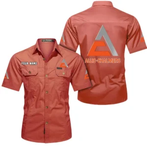 Rural Work Tractor Exclusive Logo Short Sleeved Shirt, Gift For Rural Work Tractor Lovers CAR444 - Red