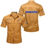 Heavy Duty Machine Exclusive Logo Short Sleeved Shirt, Gift For Heavy Duty Machine Enthusiasts CAR444 - Turmeric