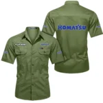 Earth Mover Exclusive Logo Short Sleeved Shirt, Gift For Earth Mover Enthusiasts CAR444 - Fruit Green