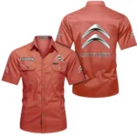 Mid-Size Car Exclusive Logo Short Sleeved Shirt, Gift For Mid-Size Car Lovers CAR444 - Red