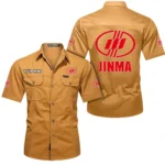 Rural Utility Tractor Exclusive Logo Short Sleeved Shirt, Gift For Rural Utility Tractor Enthusiasts CAR444 - Turmeric