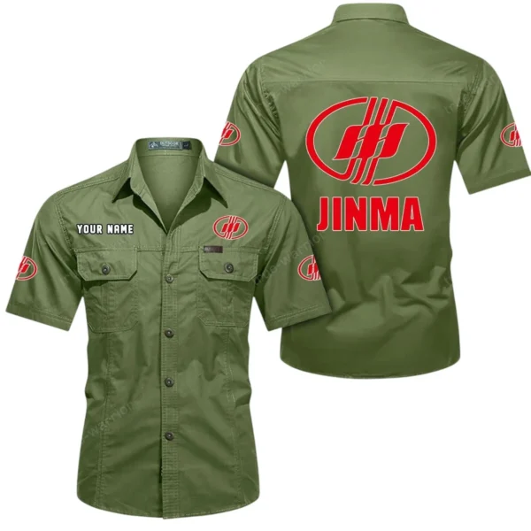 Lightweight Tilling Tractor Exclusive Logo Short Sleeved Shirt, Gift For Lightweight Tilling Tractor Enthusiasts CAR444 - Fruit Green