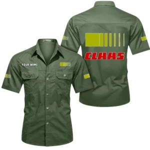 Modern Combine Exclusive Logo Short Sleeved Shirt, Gift For Modern Combine Enthusiasts CAR444 - Army Green