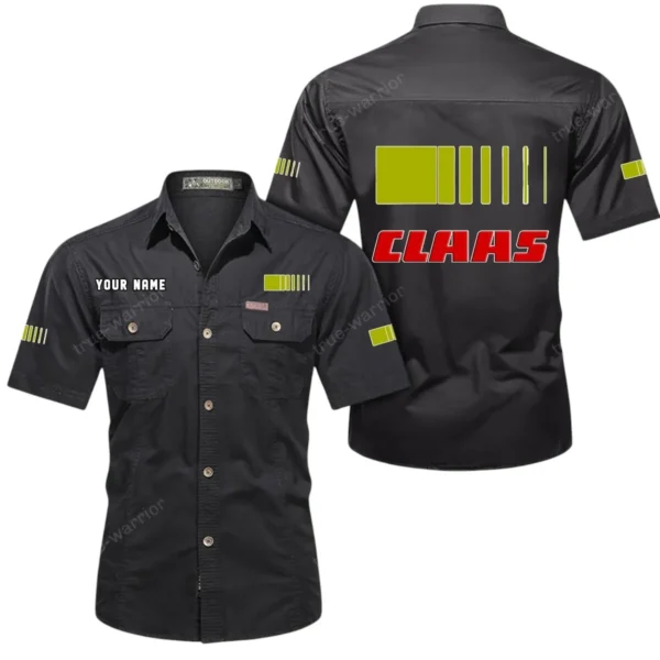 Precision Harvester Exclusive Logo Short Sleeved Shirt, Gift For Precision Harvester Enthusiasts CAR444 - Black