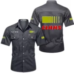 High-Efficiency Harvester Exclusive Logo Short Sleeved Shirt, Gift For High-Efficiency Harvester Lovers CAR444 - Gray